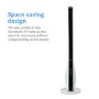 GRADE A2 - electriQ 44 Inch Tower Fan with Remote Control 3 Speed Settings Timer & Oscillation Functions