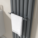 TRDG32 Anthracite Designer Towel Holder for Steel & Electric Radiators - 320mm