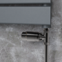 Elego Black Nickel Modern TRV Straight Thermostatic Radiator Valves With Lockshield