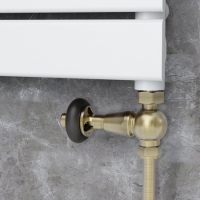 Maesta Antique Brass Traditional TRV Straight Thermostatic Radiator Valves With Lockshield Maesta Antique Brass Traditional TRV Straight Thermostatic Radiator Valves With Lockshield