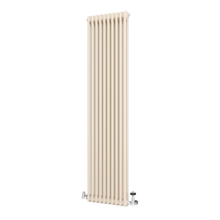 Reggio Cleopatra Vertical Double Column Traditional Radiator 1800x470mm 4399 BTU - Cast Iron Style