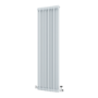 Reggio Salt & Pepper Vertical Double Column Traditional Radiator 1800x560mm 5279 BTU - Cast Iron Style