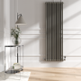 Reggio Smoked Stone Vertical Double Column Traditional Radiator 1800x560mm 5279 BTU - Cast Iron Style