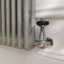 Reggio Smoked Stone Vertical Double Column Traditional Radiator 1800x560mm 5279 BTU - Cast Iron Style