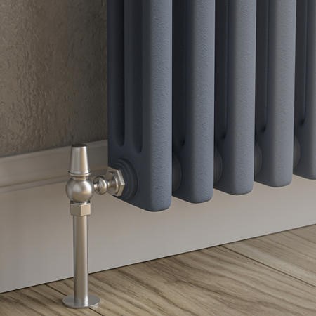 Buy Reggio Anthracite Vertical Triple Column Traditional Radiator