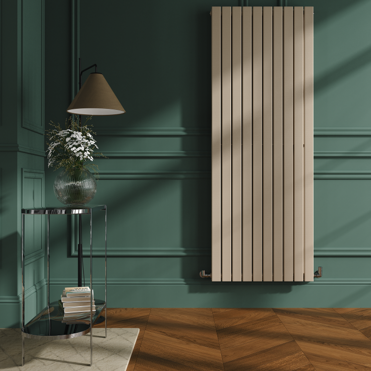 Riace Cleopatra Vertical Flat Designer Radiator 1800x680mm Double Panel 6947 BTU
