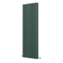 Sorrento Evergreen Vertical Oval Designer Radiator 1800x590mm Double Panel 6229 BTU