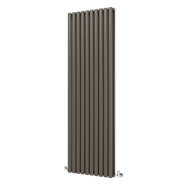 Sorrento Russet Vertical Oval Designer Radiator 1800x590mm Double Panel 6229 BTU