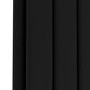 Riace Midnight Black Vertical Flat Designer Radiator 1800x272mm Double Panel 2778 BTU