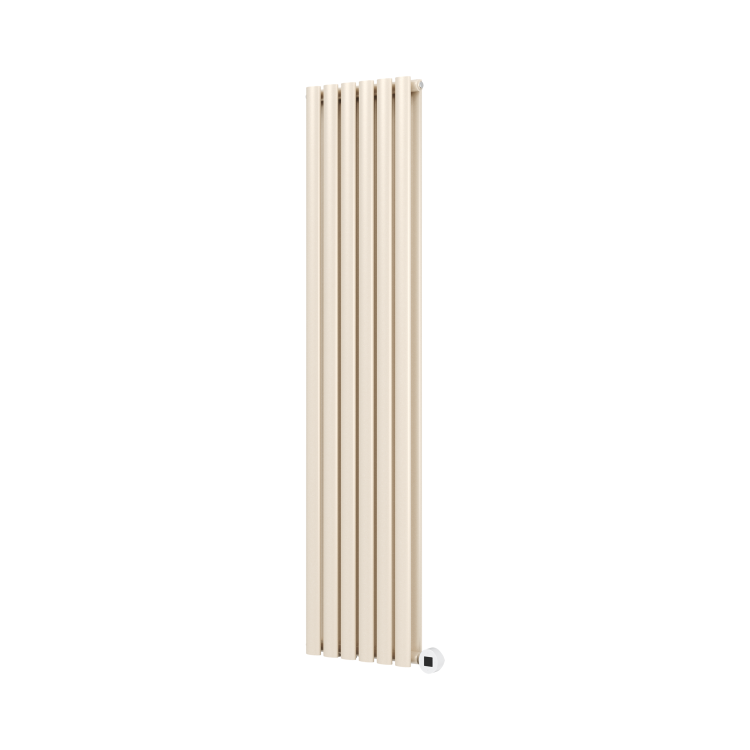 Cleopatra Vertical Smart Electric Radiator with Wi-Fi Thermostat - 1200W - H1600xW354mm - Bathroom Safe