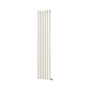 Linen Vertical Smart Electric Radiator with Wi-Fi Thermostat - 1.2KW - H1600xW354 - Bathroom Safe