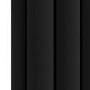 Sorrento Midnight Black Vertical Oval Designer Radiator 1600x354mm Double Panel 3351 BTU