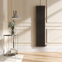 Sorrento Russet Vertical Oval Designer Radiator 1600x354mm Double Panel 3351 BTU