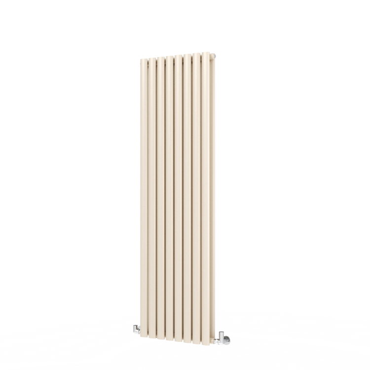 Sorrento Cleopatra Vertical Oval Designer Radiator 1600x472mm Double Panel 4468 BTU