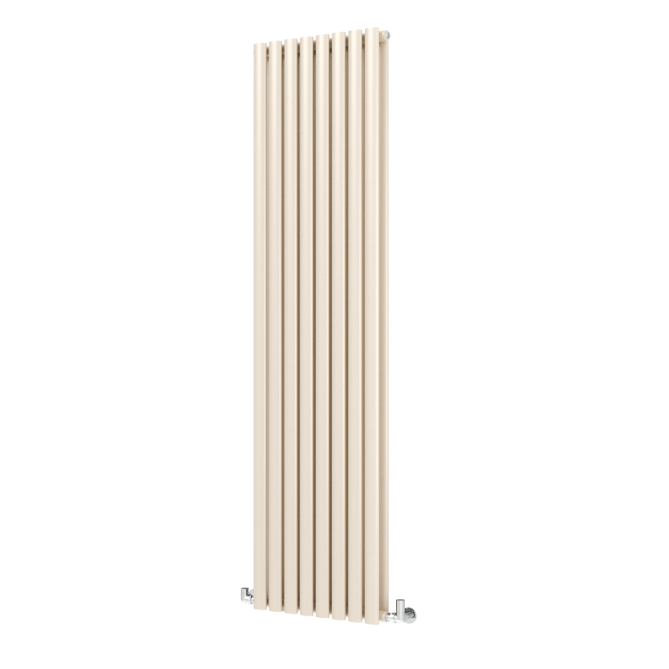 Sorrento Cleopatra Vertical Oval Designer Radiator 1800x472mm Double Panel 4983 BTU