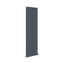 Riace Anthracite Vertical Flat Designer Radiator 1800x544mm Double Panel 5557 BTU