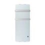 GRADE A3 - 1200W White Designer Glass Heater Wall Mounted with 2 Towel Rails and Smart WiFi Alexa - IP24 Bathroom Safe 