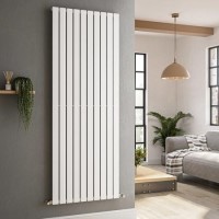 Riace White Vertical Flat Designer Radiator 1800x680mm Single Panel 4509 BTU Riace White Vertical Flat Designer Radiator 1800x680mm Single Panel 4509 BTU