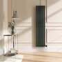 Evergreen Vertical Smart Electric Radiator with Wi-Fi Thermostat - 1KW - H1600xW354 - Bathroom Safe