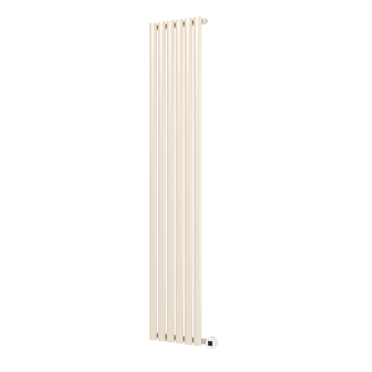 Cleopatra Vertical Smart Electric Radiator with Wi-Fi Thermostat - 2x1KW - H1800xW354 - Bathroom Safe