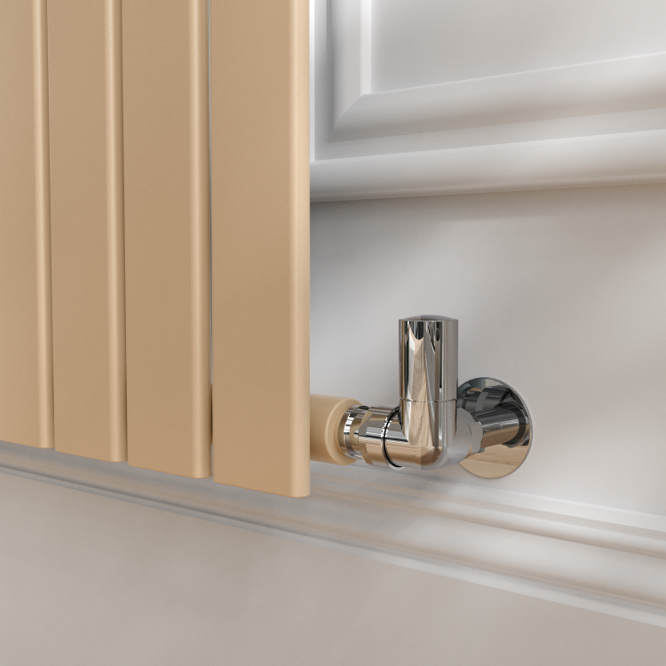 Riace Elk brown Vertical Flat Designer Radiator 1800x408mm Single Panel 2705 BTU