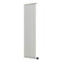 Smoked Stone Vertical Smart Electric Radiator with Wi-Fi Thermostat - 2400W - H1800xW472 - Bathroom Safe