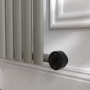 Smoked Stone Vertical Smart Electric Radiator with Wi-Fi Thermostat - 2400W - H1800xW472 - Bathroom Safe