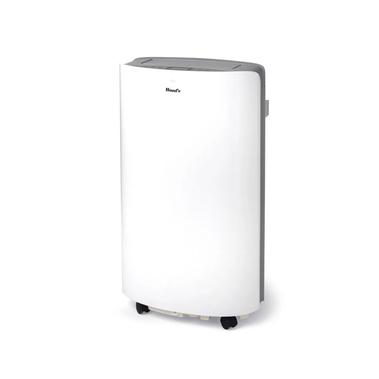 Woods Cortina 12000 BTU Quiet Portable Air Conditioner with HEPA Purifier & Free Cooling