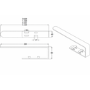 White Designer Wall-Mounted Towel Holder for Steel & Electric Radiators - 420mm