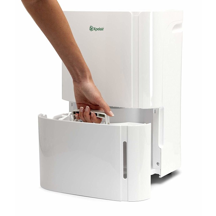 Xpelair - Slim 16L dehumidifier with electronic humidistat and timer for up to 4 bed homes with 1 year warranty