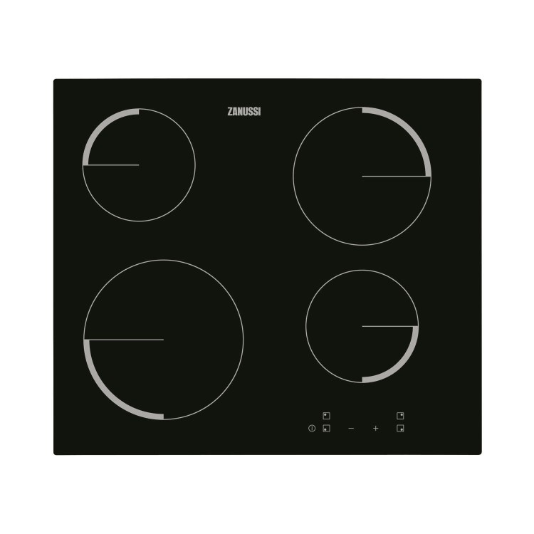 Refurbished Zanussi ZPVF4130X 60cm Single Built In Electric Oven And Ceramic Hob Pack Stainless Steel