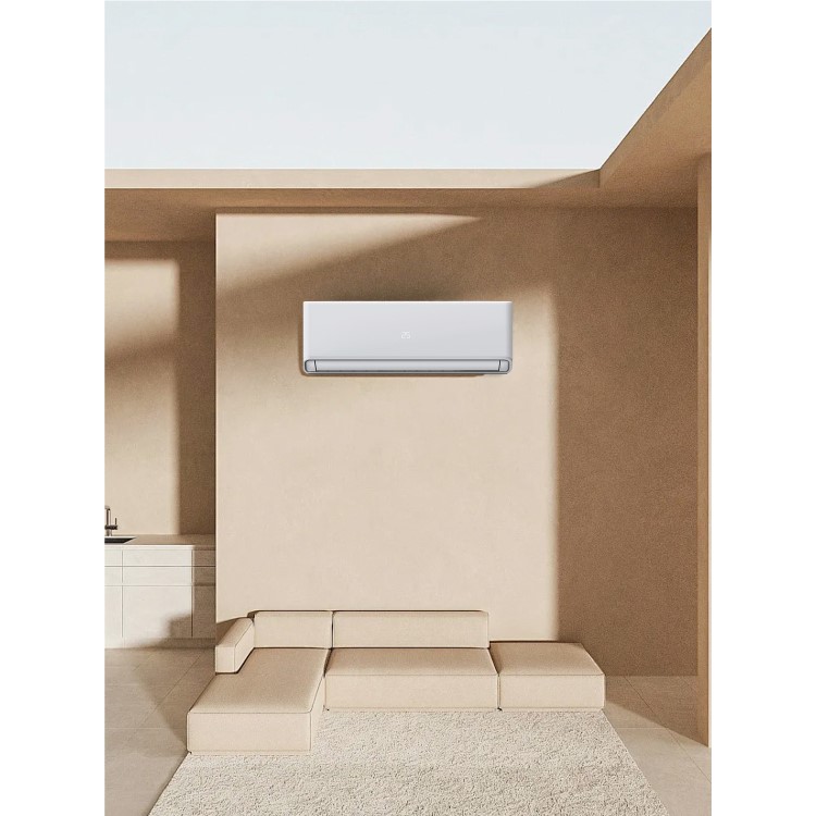 electriQ Easy-Fit 12000 BTU A++ WiFi Smart Wall Mounted Air Conditioner with Heat Pump - 4m Pipe Kit Included