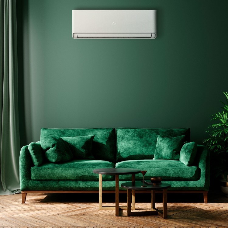 electriQ Easy-Fit 18000 BTU A++ WiFi Smart Wall Mounted Air Conditioner with Heat Pump - 4m Pipe Kit Included