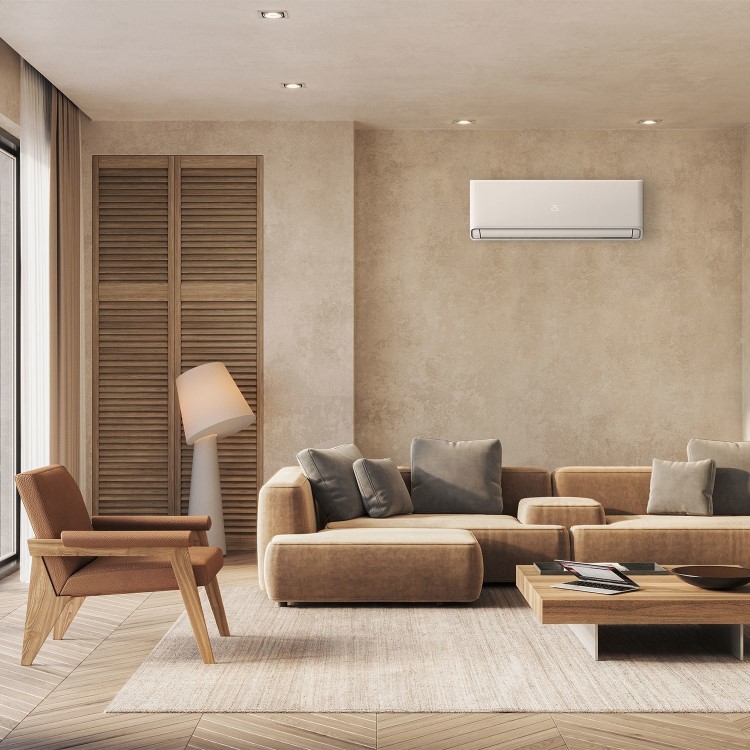 electriQ Easy-Fit 18000 BTU A++ WiFi Smart Wall Mounted Air Conditioner with Heat Pump - 4m Pipe Kit Included