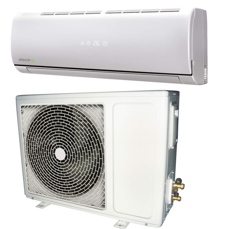GRADE A1 - As new but box opened - 12000 BTU Panasonic powered easy-fit Inverter Wall Split Air Conditioner with 5 meters pipe kit and 5 years warranty