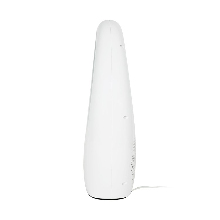 GRADE A1 - electriQ eiQ-AM07 Quiet 24 inch Bladeless Tower Fan with Mood Light
