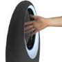 GRADE A1 - electriQ eiQ-AM07B 24 inch Bladeless Quiet Tower Fan with Mood Light - Black