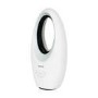 GRADE A1 - electriQ eiQ-AM07 Quiet 24 inch Bladeless Tower Fan with Mood Light