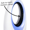 Refurbished electriQ 24 inch Bladeless Quiet Tower Fan with Mood Light