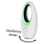 GRADE A1 - electriQ eiQ-AM07 Quiet 24 inch Bladeless Tower Fan with Mood Light