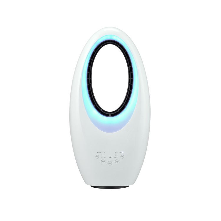 GRADE A1 - electriQ eiQ-AM09 2kW SmartApp  Bladeless Fan Heater -  Alexa Google Home enabled