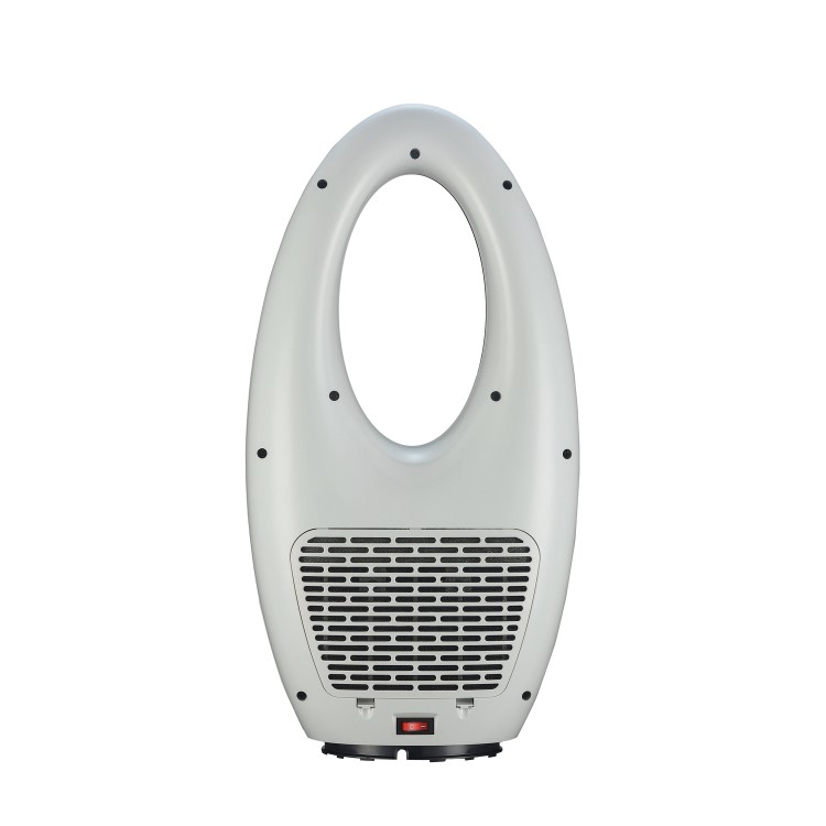 GRADE A1 - electriQ eiQ-AM09 2kW SmartApp  Bladeless Fan Heater -  Alexa Google Home enabled