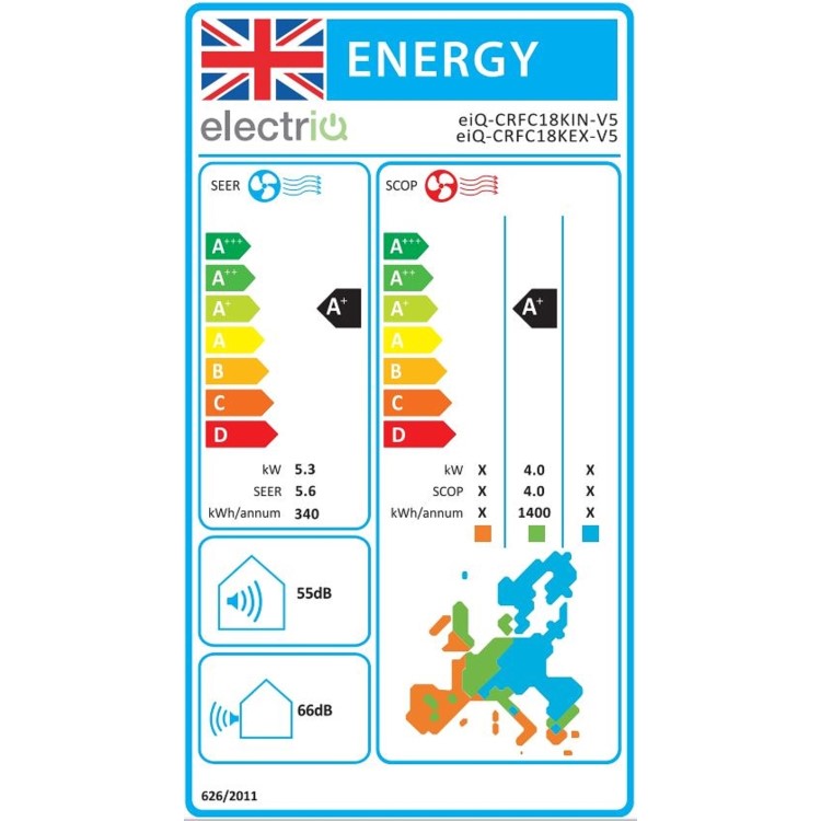 18000 BTU 5kW Toshiba GMCC Powered Compact Cassette Inverter Air Conditioner with Heat Pump