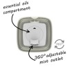 electriQ 2L Cool Mist Humidifier and Light Up Aroma Diffuser