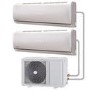 electriQ 2 x 9000 BTU Wall Monted Air Conditioner with Heating Function