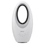 GRADE A1 - electriQ eiQ-AM07 Quiet 24 inch Bladeless Tower Fan with Mood Light