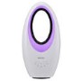 GRADE A1 - electriQ eiQ-AM07 Quiet 24 inch Bladeless Tower Fan with Mood Light