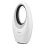 GRADE A1 - electriQ eiQ-AM07 Quiet 24 inch Bladeless Tower Fan with Mood Light