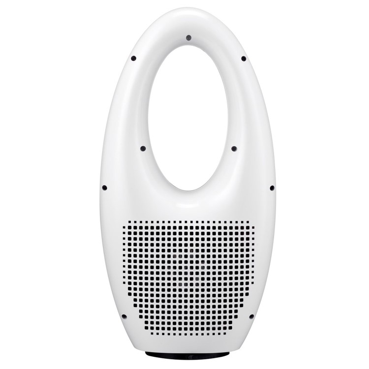 GRADE A1 - electriQ eiQ-AM07 Quiet 24 inch Bladeless Tower Fan with Mood Light
