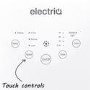 GRADE A1 - electriQ eiQ-AM07 Quiet 24 inch Bladeless Tower Fan with Mood Light